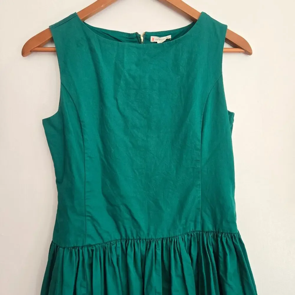 Crewcuts Girls Tie Waist Party Dress Size 14 Kelly Green Holidays Wedding Guest